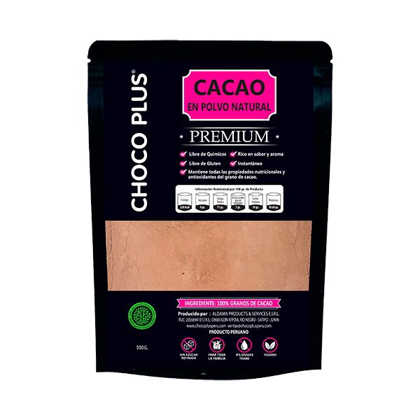 CACAO EN POLVO NATURAL PREMIUM