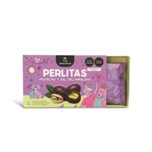 PERLITAS PISTACHO Y SAL DE HIMALAYA CAJA REGALO 90 G - Imagen 3
