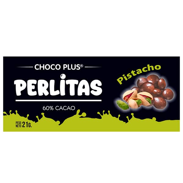 PERLITAS DARK 60% CON PISTACHO