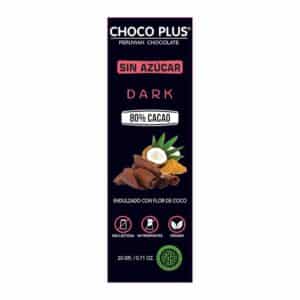 BARRA 80% AZUCAR DE COCO 20 G
