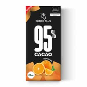 BARRA 95% NARANJA STEVIA 45 G