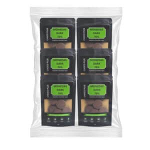 MONEDAS DE CHOCOLATE 70% CACAO 40 G - Imagen 3